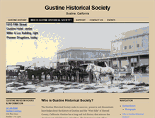 Tablet Screenshot of gustinehistoricalsociety.org